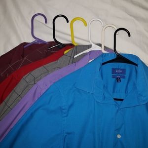 Men's | APT. 9, GEORGE button up shirts | size M |  ALL 6 BUNDLE FOR $50